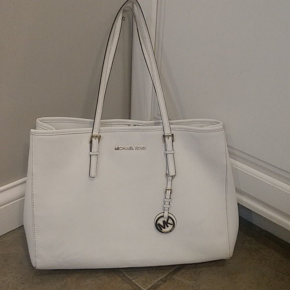 Michael Kors white bag